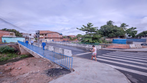 Ponte da Rua Belmonte é liberada para circulação de veículos