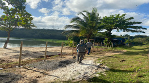 Prainha de Parafuso já tem 60% das obras de revitalização concluídas