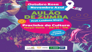 Secult Camaçari promove aulão gratuito de Zumba nesta terça (29/11)