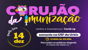 SESAU Dias d'Ávila promove Corujão da Imunização nesta quarta-feira (14)