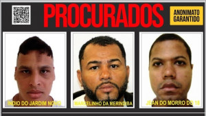 Usando corda feita de lençóis, três presos fogem do presídio de Bangu