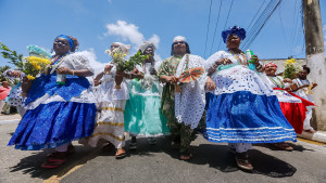 Em cortejo, Bom Jesus dos Navegantes é celebrado na Lavagem de Jauá