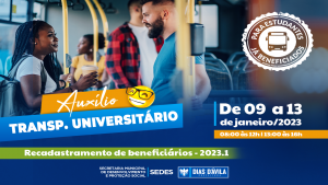 Prefeitura de Dias d'Ávila convoca estudantes beneficiários do Auxílio Transporte Universitário para recadastramento 2023.1