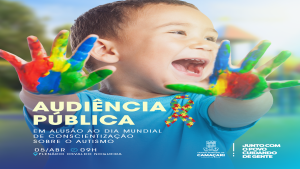 Câmara de Camaçari realizará Audiência Pública em alusão ao Dia Mundial de Conscientização sobre o Autismo