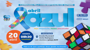 Prefeitura de Dias d'Ávila realiza a 1ª Caminhada Azul de conscientização do Autismo