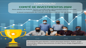 ISSM fica em 2º lugar no Prêmio Destaque Brasil de Investimentos 2023