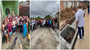 O incansável vereador Flavio Matos emplaca mais um final de semana intenso com o  Gabinete de Rua