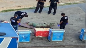 Corpo encontrado dentro de isopor no Porto da Barra Salvador