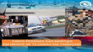 Cinco pessoas são mort@s em menos de 72 horas em Camaçari