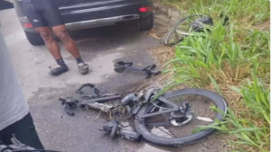 Ciclista morre após ser atropelado por carro em Camaçari; motorista fugiu