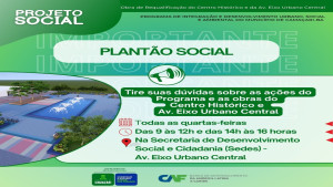 Plantão Social para esclarecer dúvidas sobre requalificação do Centro inicia quarta (10)