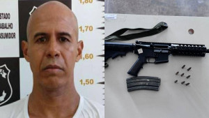 Líder do tráfico morre após confronto com a polícia na Bahia; fuzil é apreendido