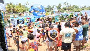 Evento celebra tradição e premia criatividade e velocidade dos jangadeiros de Imbassaí