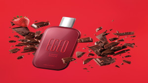 O Boticário apresenta EGEO Choc High, nova fragrância da linha Choc, que combina notas do chocolate com o azedinho do morango