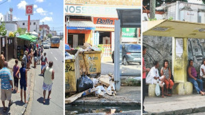 Passou do Ponto: Objeto de uma concessão milionária, paradas de ônibus servem de abrigo para comércio e lixo em Salvador