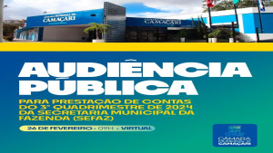 Audiência Pública de prestação de contas da Sefaz acontece na quarta (26)