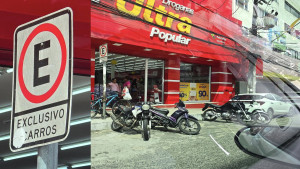 Motos Ocupam Vagas de Veículos no Centro de Camaçari e Geram Reclamações