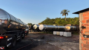 Polícia apreende caminhão usado para furtar produtos no Porto de Aratu