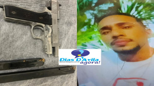 Dias d'Ávila: Polícia Apreende Pistola e Suspeito Morre em Confronto na Baixada da URBIS