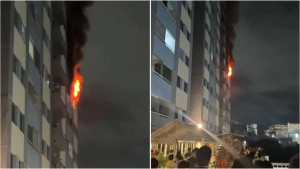 Incêndio atinge apartamento em condomínio na Avenida Paralela