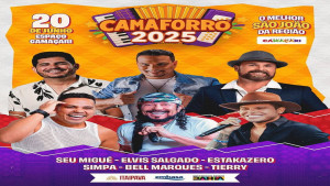 Confira a programação no Palco Principal do Camaforró 2025