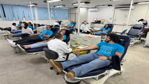 Voluntários da Braskem se mobilizam em Salvador para doação de sangue e cadastro de medula óssea