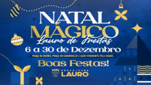 Abertura oficial do Natal Mágico acontece no Centro e em Itinga neste fim de semana