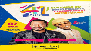 Dias d’Ávila 41 anos: uma noite para celebrar nossa história!