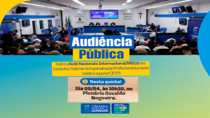 Câmara realizará audiência pública para apresentação dos BRICS dos Institutos Federais de Especialização Profissional do Nível Médio e Superior (IFEP)