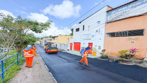 Programa Pavimenta Lauro realiza requalificação no Loteamento Santa Bárbara, em Itinga