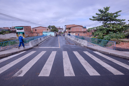 Ponte da Rua Belmonte é liberada para circulação de veículos