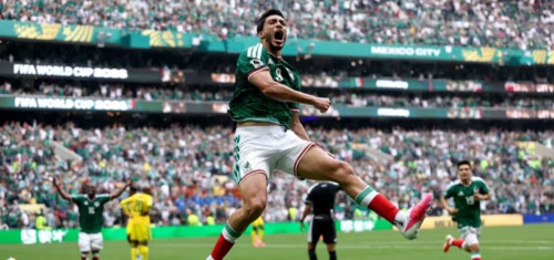 Em jogo com 3 expulsões, México bate a África do Sul na abertura da Copa
