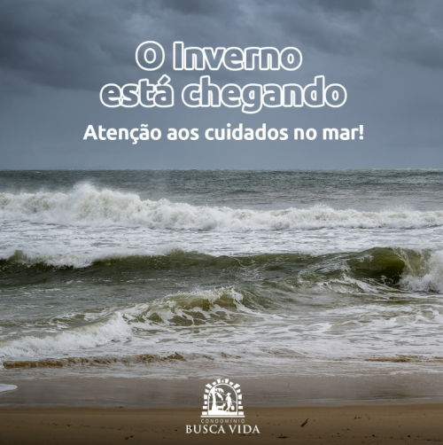 Mar mais perigoso no inverno exige atenção redobrada de banhistas em Busca Vida