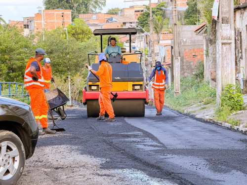 Programa Pavimenta Lauro realiza requalificação no Loteamento Santa Bárbara, em Itinga